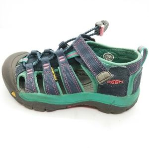 Keen Girls Sandals Sz 11 Turquoise Pink